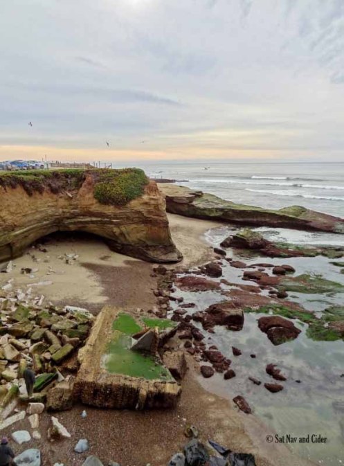 Red and Green Rocks, Sunset Cliffs, San Diego