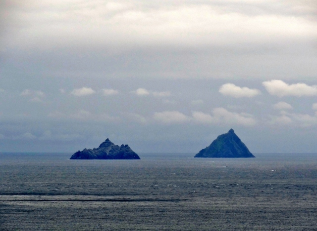 Skellig Islands from Kerry's Spectacular Cliffs, County Kerry, Ireland